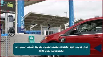قرار جديد.. وزير الكهرباء يعتمد تعديل تعريفة شحن السيارات الكهربائية لعام 2025